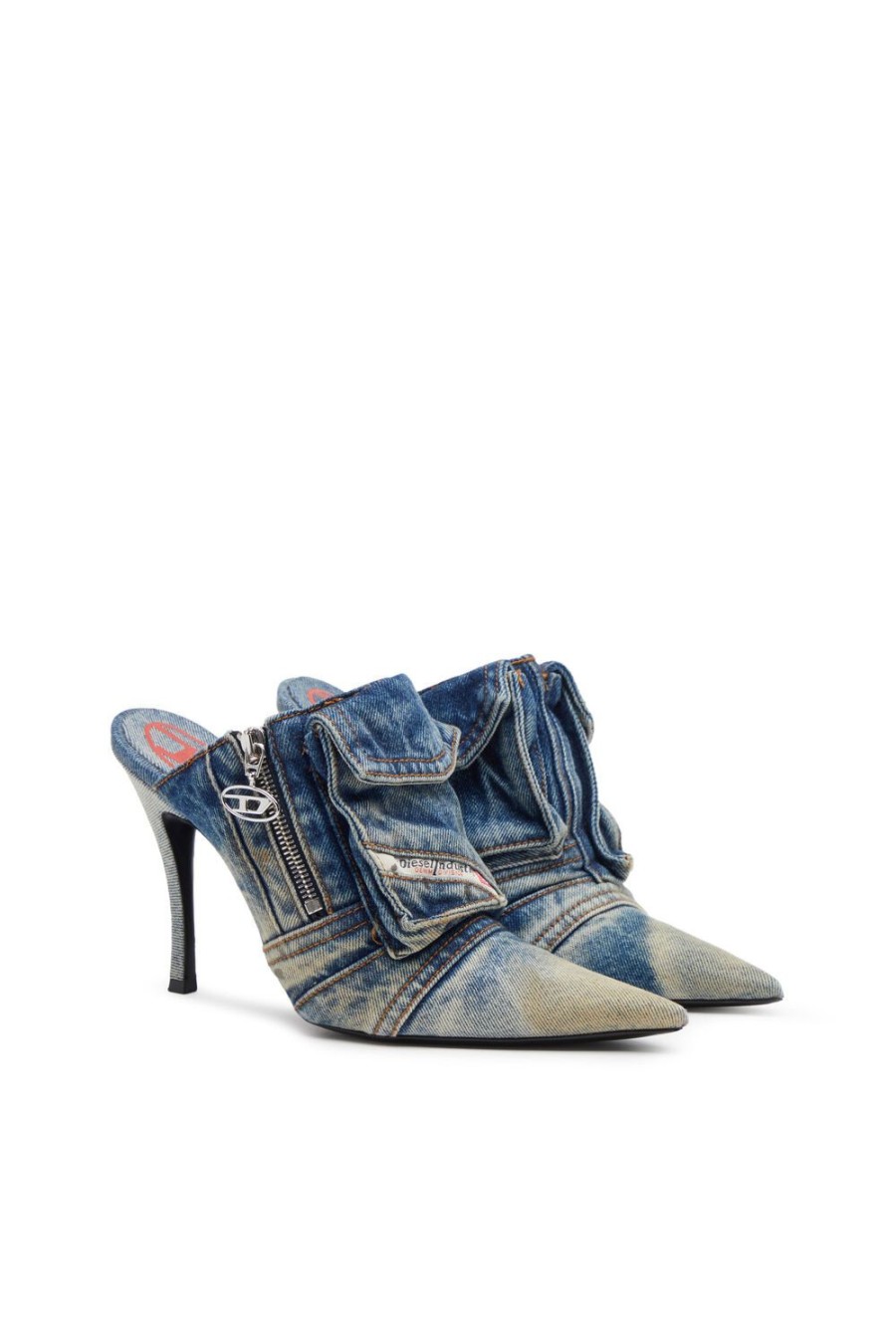 Damen Diesel Mules | D-Venus Pocket Ml Blau