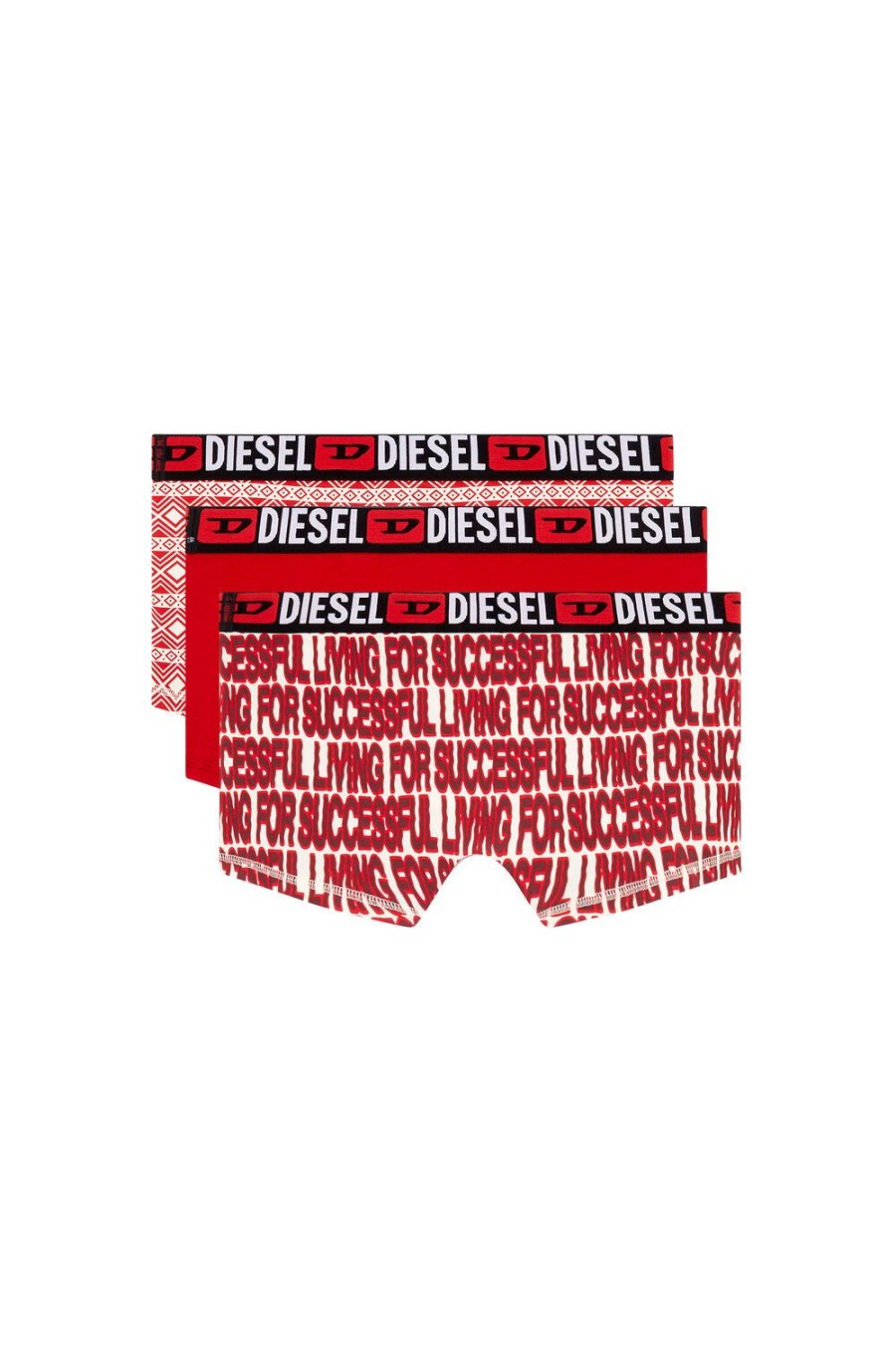 Herren Diesel Unterwasche | Umbx-Damienthreepack Rot