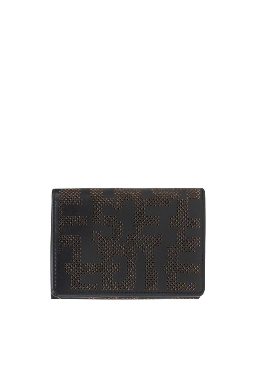 Damen Diesel Geldbeutel | Tri-Fold Coin S Schwarz