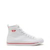 Herren Diesel Sneakers | S-Athos Mid Weiss/Rot