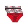 Herren Diesel Unterwasche | Umbr-Andrethreepack Rot/Schwarz