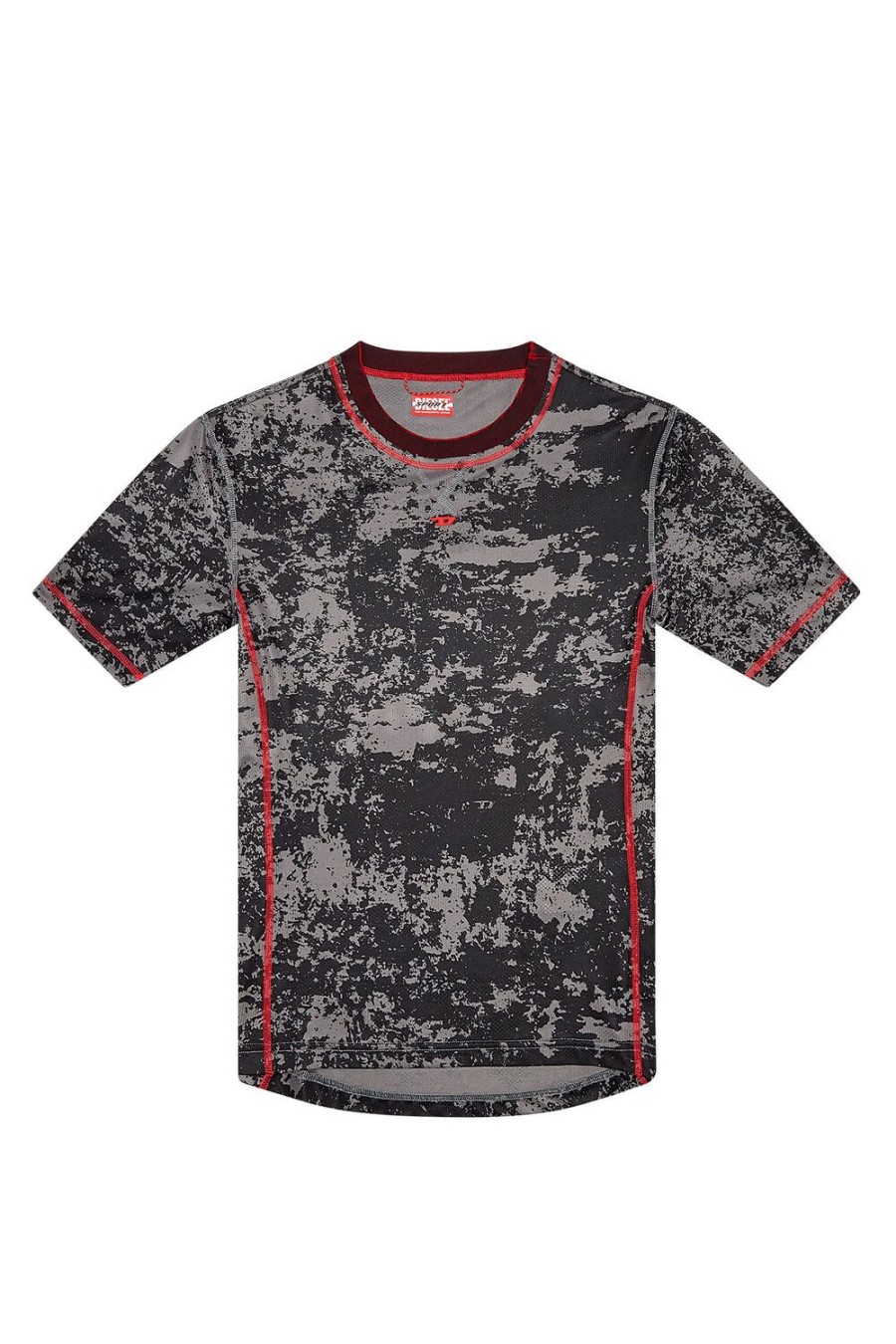 Herren Diesel T-Shirts | Amtee-Gael-Wt28 Schwarz